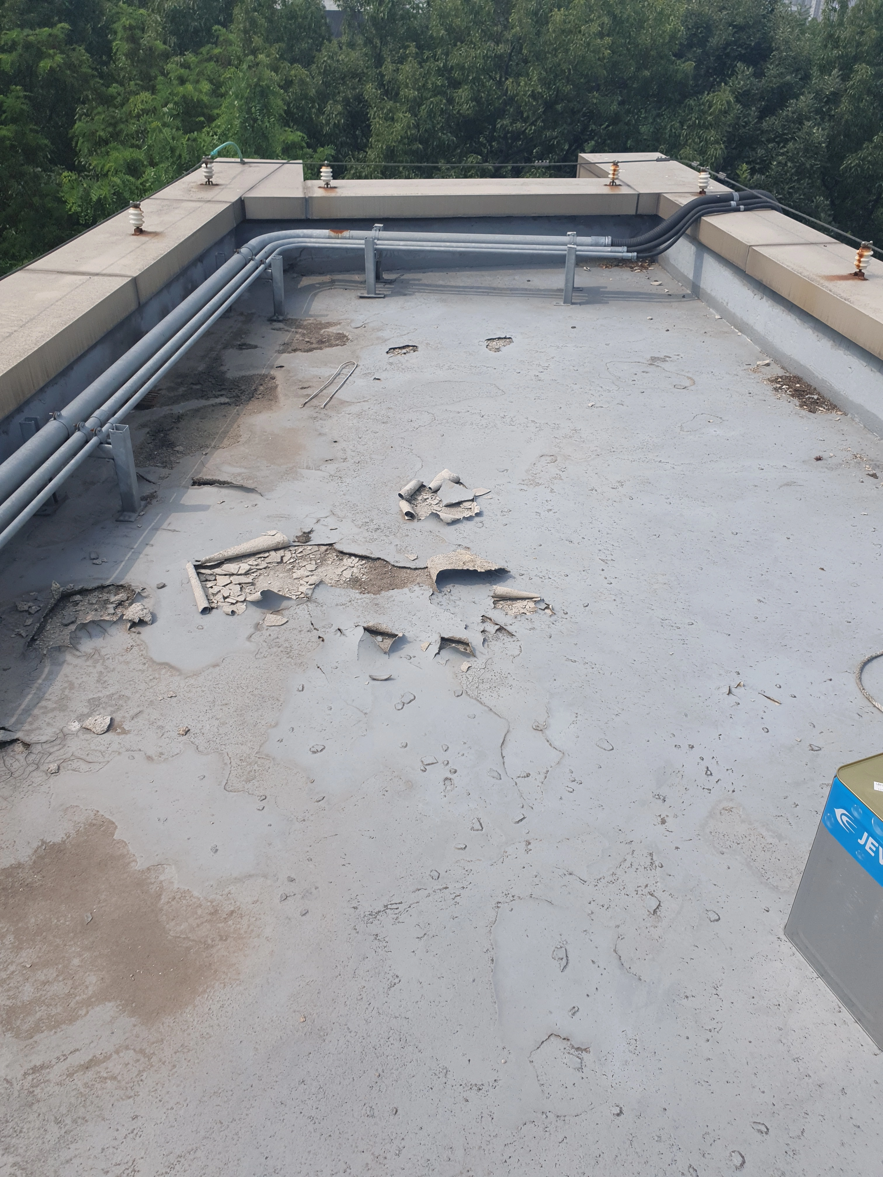 옥상 누수 시공 현장 이미지 1