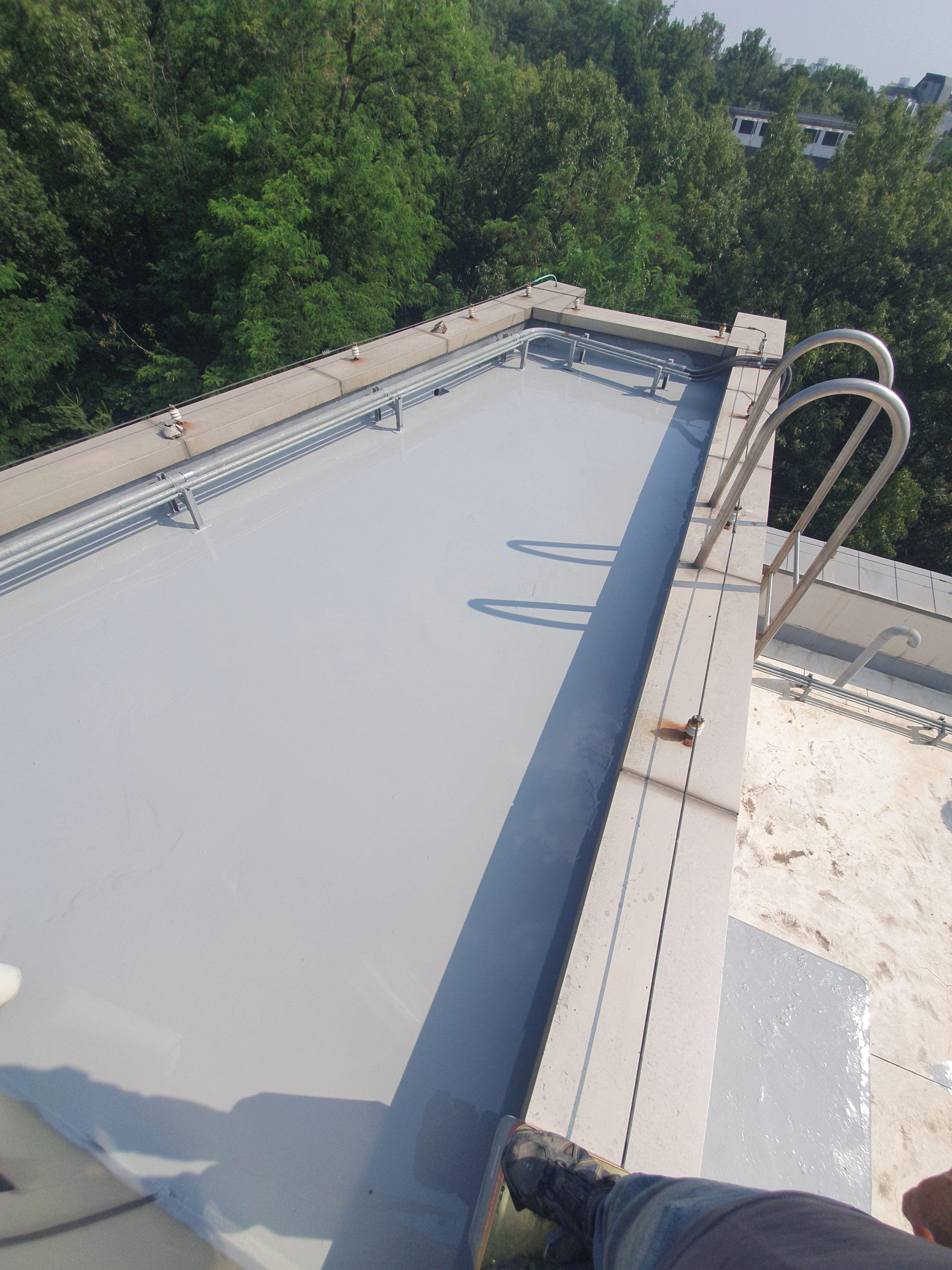 옥상 누수 시공 시공 현장 이미지