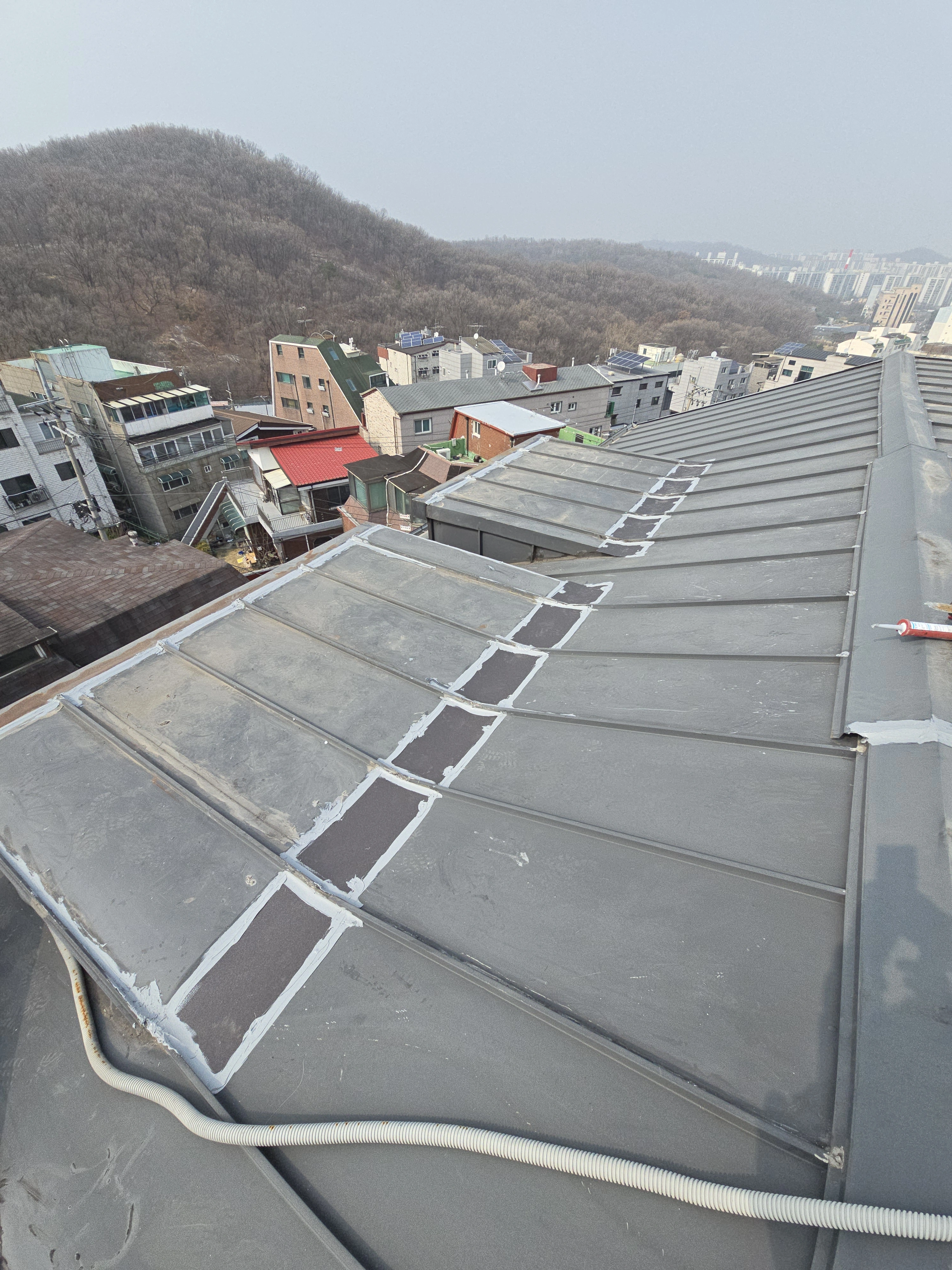 은평구 단독주택 옥상 누수 보수 사례 시공 사진 1